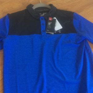 Youth boys xl Under Armour golf shirt